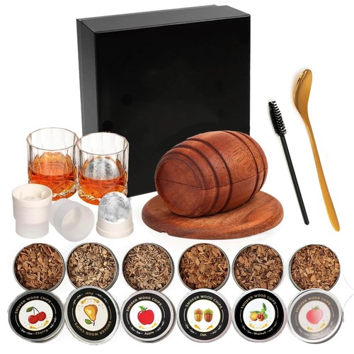 Whiskey smoker kit with - whiskey,