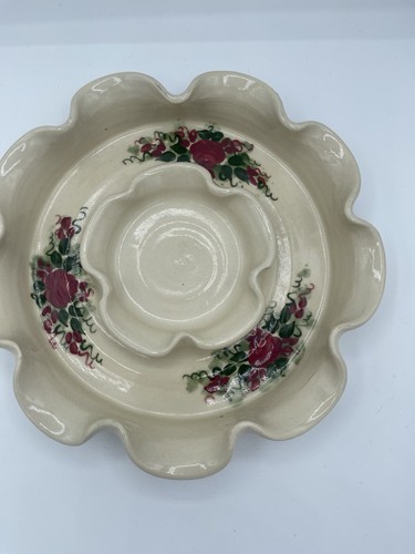 Stone ware chip dip - &,