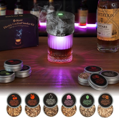 Whiskey smoker kit with - whiskey,