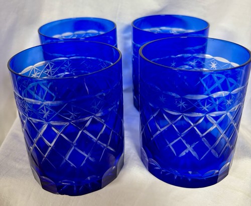 Blue cut clear - blue, crystal