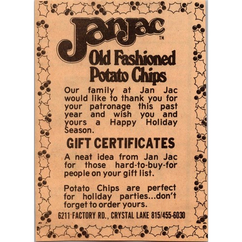 Jan jac old - fashioned, potato