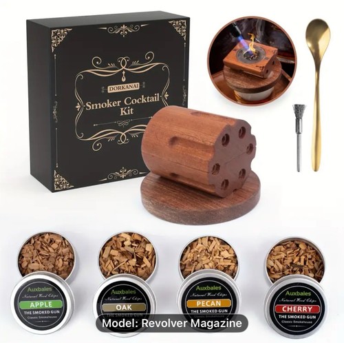 Whiskey smoker kit with - whiskey,
