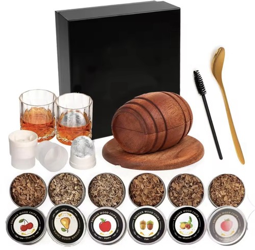 Whiskey smoker kit with wood - whiskey,