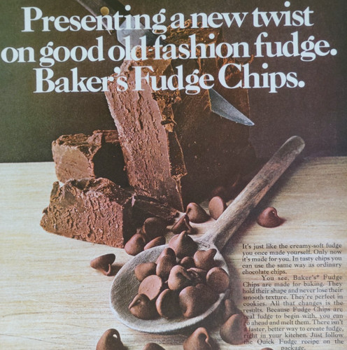 Vintage retro 1970 baker s - retro, ad