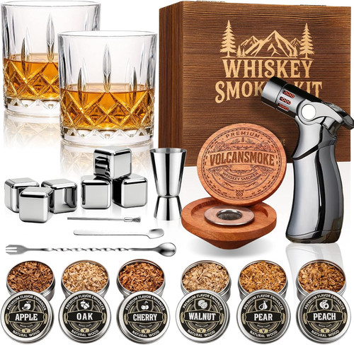 Bourbon whiskey smoker kit - bourbon,