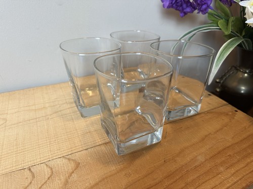 Vintage square bottomed rocks - square-bottomed,