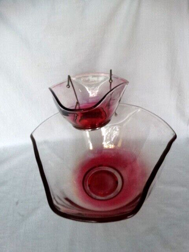 Retro indiana glass cranberry - glass,