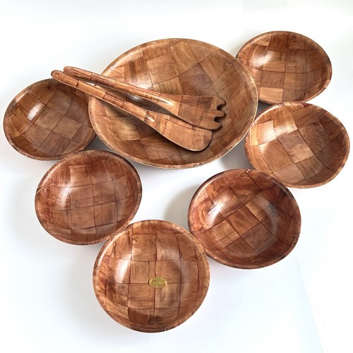 Vintage woven wooden - woven,